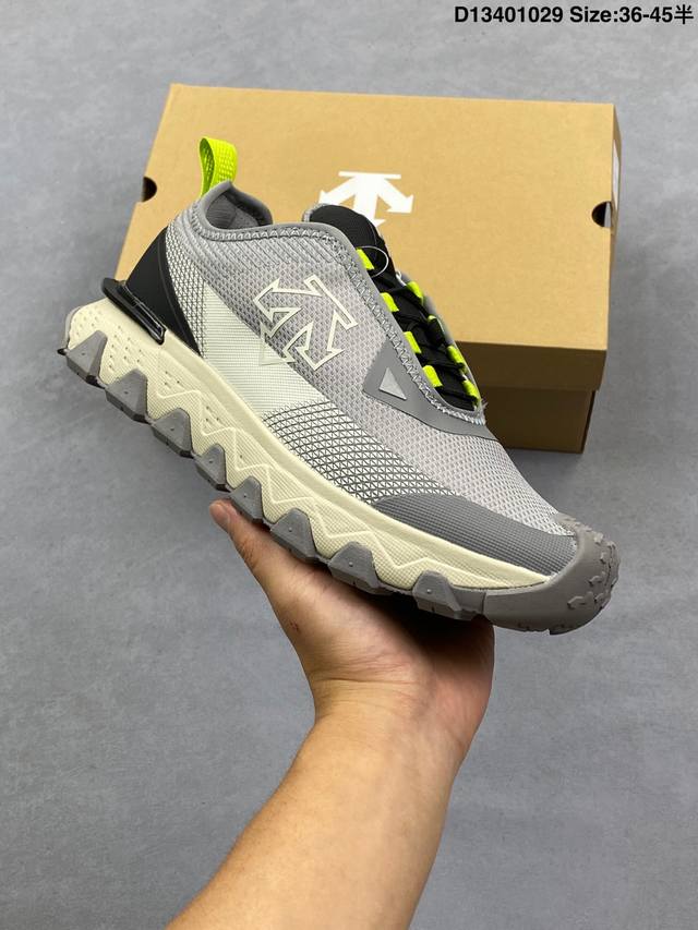 Descente Men's Chron Retro Sports Casual Shoes, Outdoor Hiking Shoes, Travel Sho