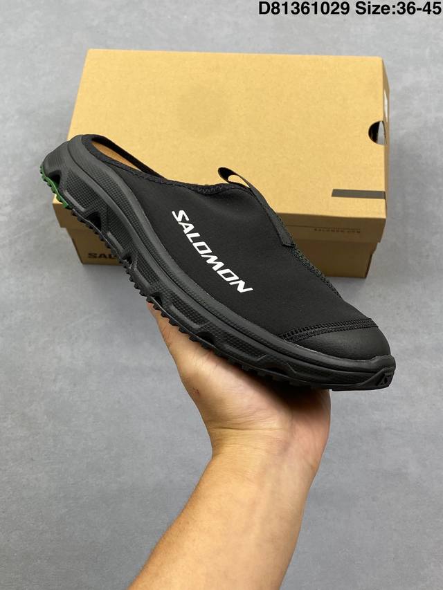 Salomon Rx Slide 3.0 Canvas Sporty Casual Non-Slip Closed-Toe Mules (Ddd) Sizes: