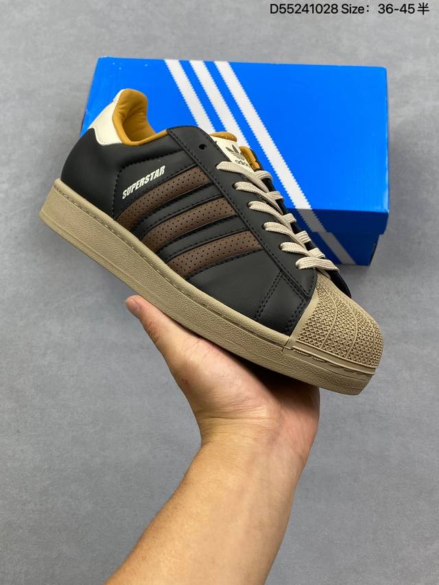 Company Grade Adidas Originals Superstar Shell Toe Series Low-Top Classic Versat