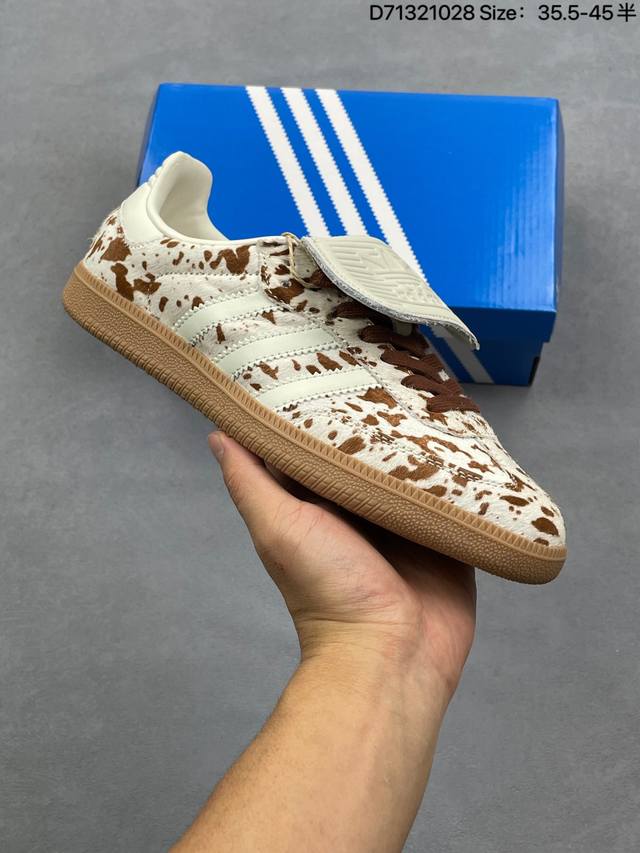 Adidas , men's and women's shoes in half sizes, featuring a faux brown horsehair