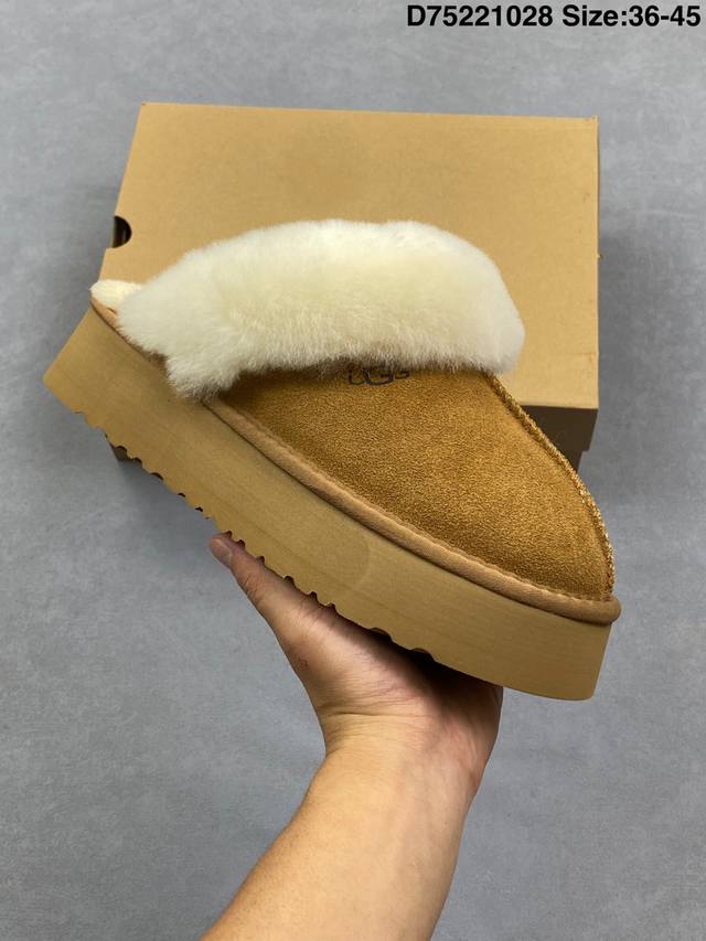 Authentic Ugg Dakota Comfortable Soft Stylish Wear-resistant Height-increasing W