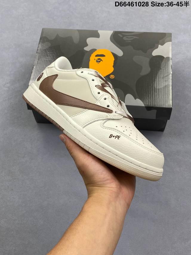 Travis Scott X Fragment Design X Jordan Air Jordan 1 Low Og Sp Bape Collaboratio