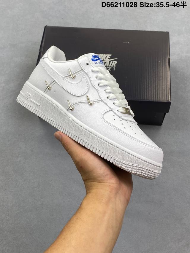 Nike Air Force 1 '07 Low-top versatile casual sneakers. Soft, responsive cushion