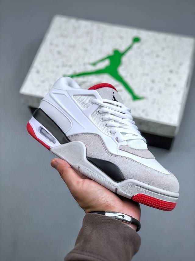 K Air Jordan AJ4 Retro RM Low-top Retro Basketball Shoes. This shoe features a l