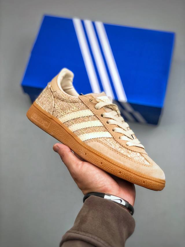Z Adidas Handball Spezial W Trefoil Casual Non-slip Wear-resistant Low-top Sneak