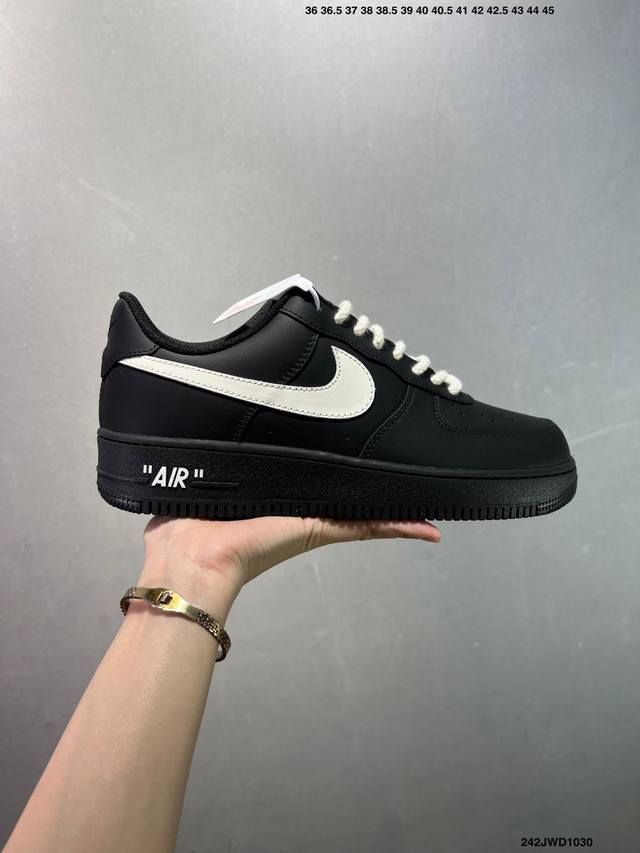 Factory Grade Nike Air Force 1 Low'07 Low-Top Casual Sneakers, Custom Leather, O
