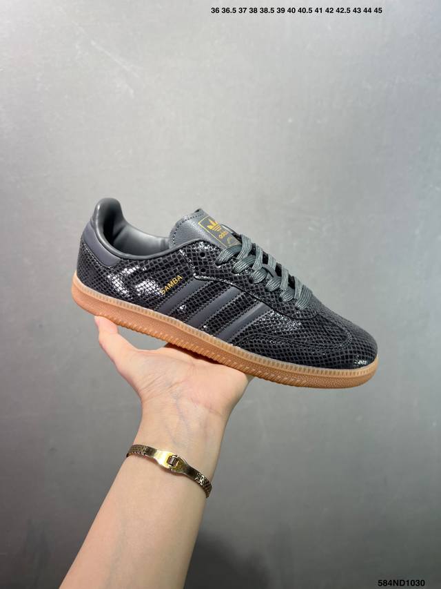 Ad Original Samba Og Retro Classic Lightweight Sneakers Jr8848 Produced by a rep