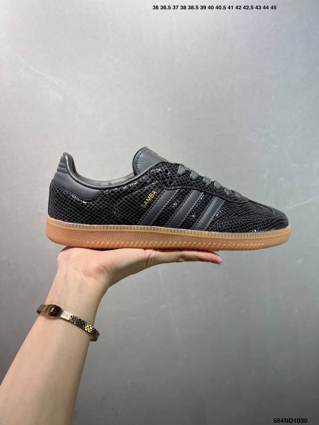 Ad Original Samba Og Retro Classic Lightweight Sneakers Jr8848 Produced by a rep