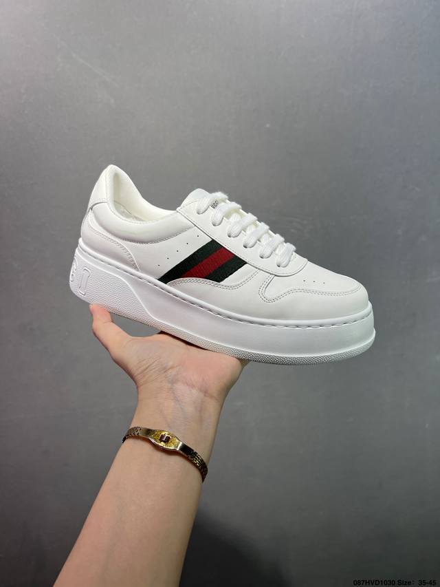 Company Grade Gucci Series Gucci Yy Gucci White Sneakers, Item No.: 602129-04Gg-