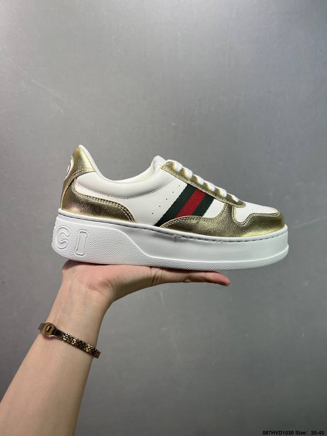 Company Grade Gucci Series Gucci Yy Gucci White Sneakers, Item No.: 602129-04Gg-