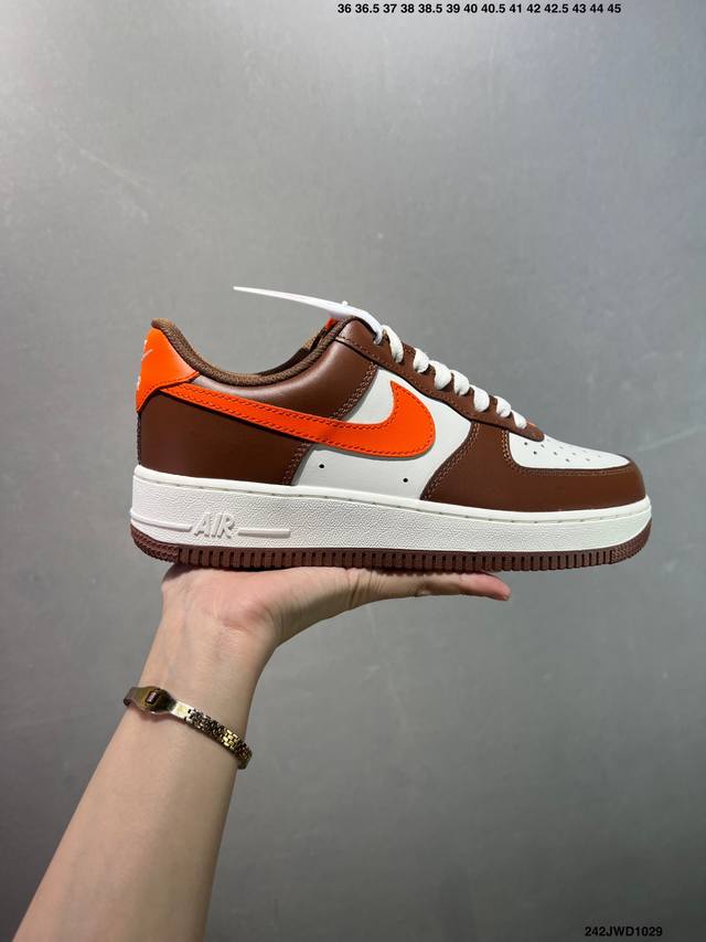 Factory Grade Nike Air Force 1 Low'07 Low-Top Casual Sneakers, Custom Leather, O