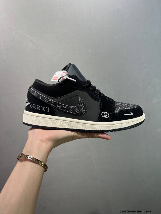 Company Grade Nike Air Jordan 1 Low Custom Colorway Collaboration Custom AJ Coll