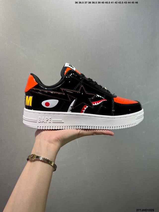 Bapestatolow Celebrity Style Ape Head Classic Low-Top Sports Casual Sneakers The