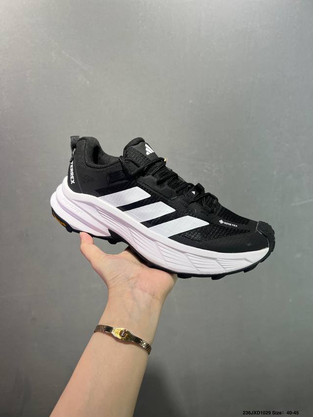 Company Grade Ad Terrex X Free Hiker Gtx Shoes Black/Brown Outdoor Waterproof, B