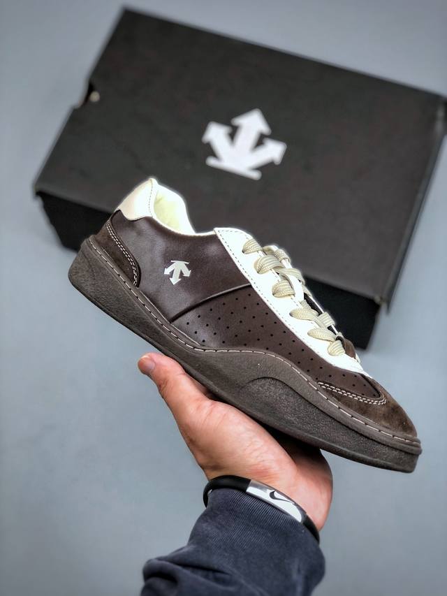 Descente Chron Court Sb Retro Lightweight Durable Low-Top Casual Shoes (Sizes: 3