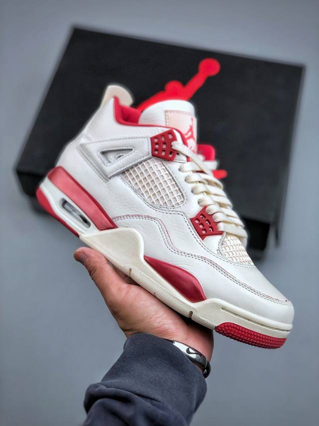 Pure Original Nike Air Jordan 4 Retro, Michael Jordan AJ4 Mid-Top Retro Casual S