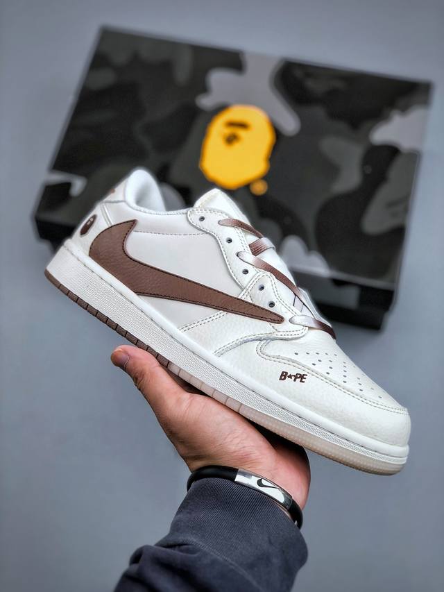 Travis Scott X Fragment Design X Jordan Air Jordan 1 Low Og Sp Bape Collaboratio