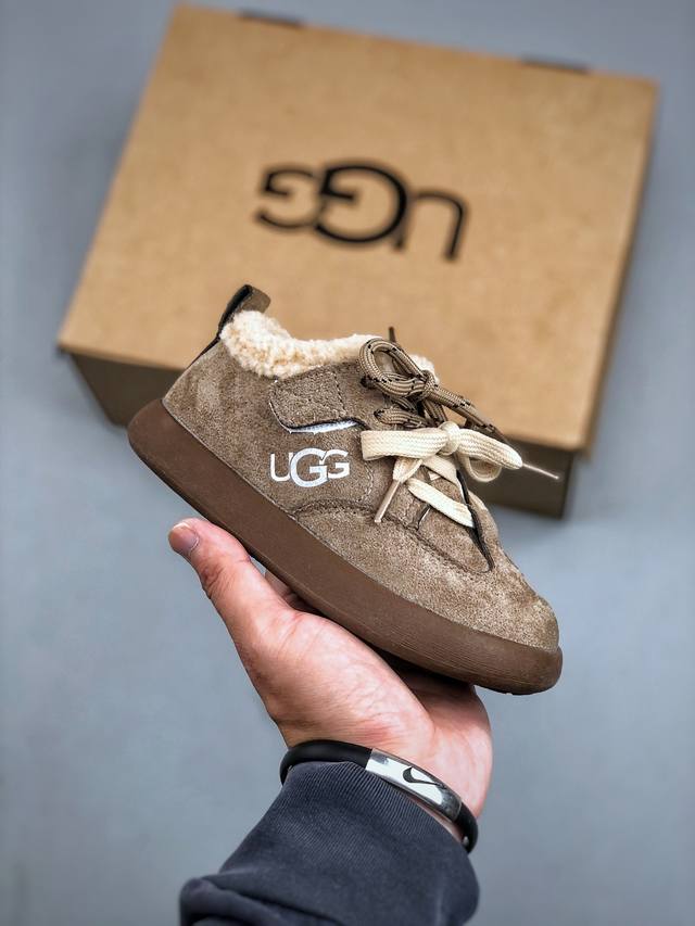 Ugg 2025 New Children's Thick-Soled Autumn and Winter Sheepskin Snow Boots Sizes