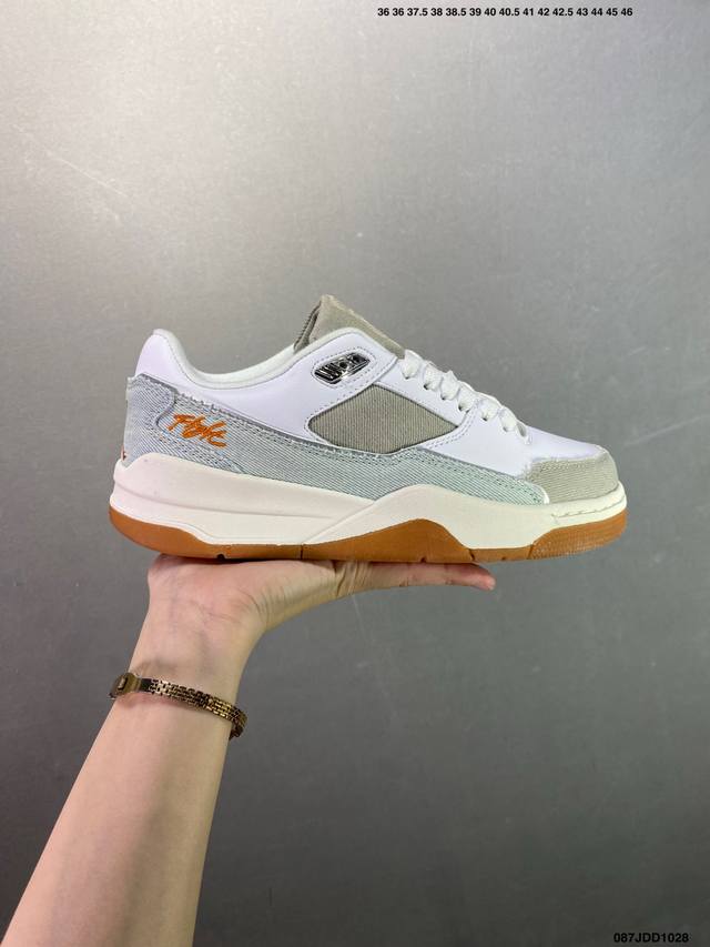 Nike Jordan Flight Court Low-Top Retro Basketball Shoes with Anti-Slip and Durab