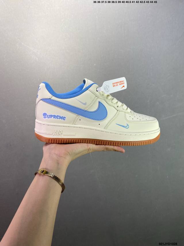Company-grade Nike Air Force 1 '07 Low collaboration low-top sneakers/casual sho