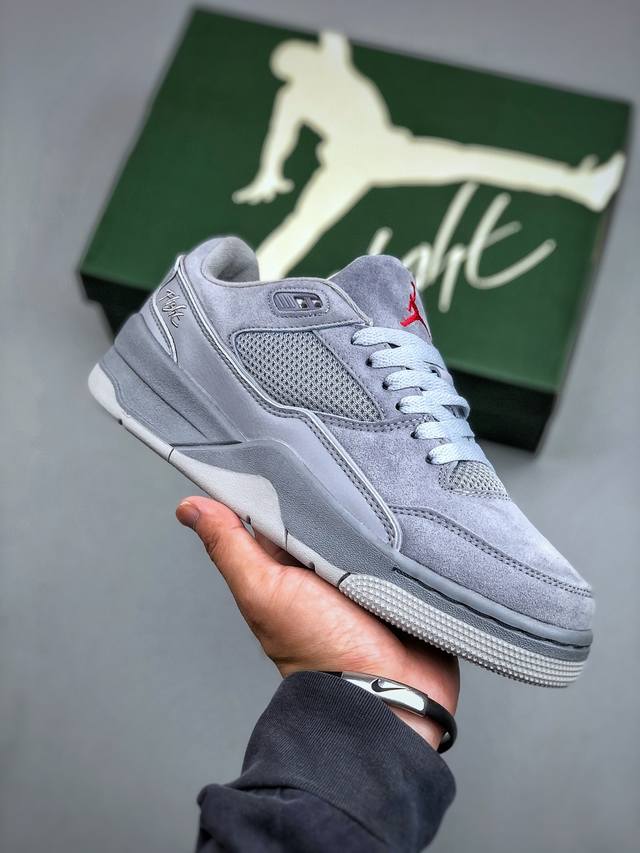 Nike Jordan Flight Court Low-Top Retro Basketball Shoes with Anti-Slip and Durab