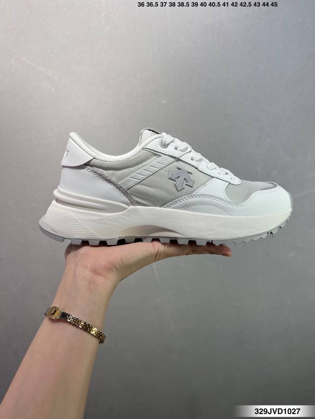 Company Grade Descente Edge Court Retro Lightweight Durable Low-Top Casual Shoes