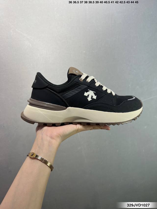 Company Grade Descente Edge Court Retro Lightweight Durable Low-Top Casual Shoes