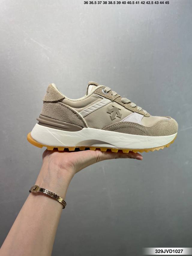 Company Grade Descente Edge Court Retro Lightweight Durable Low-Top Casual Shoes