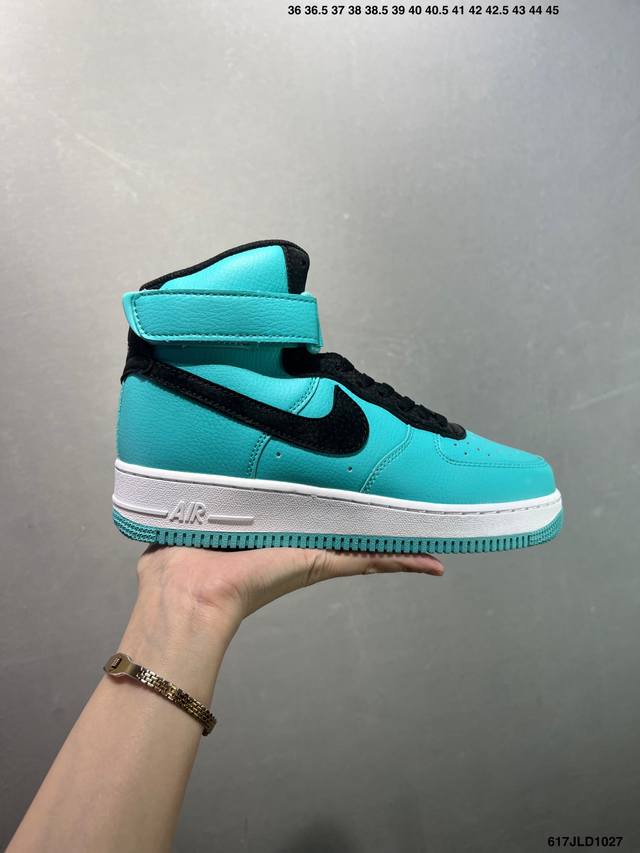 Company-grade Nike Air Force 1 "07 Tiffany Air Force 1 High-Top Versatile Casual