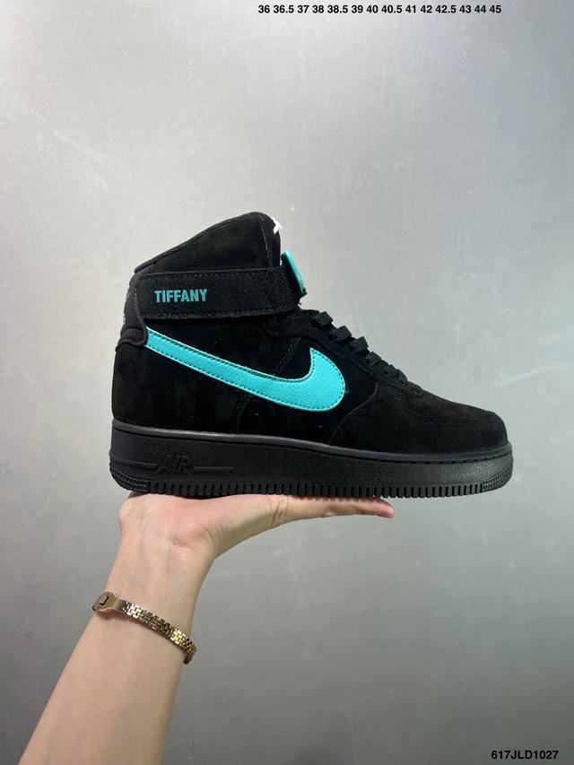Company-grade Nike Air Force 1 "07 Tiffany Air Force 1 High-Top Versatile Casual