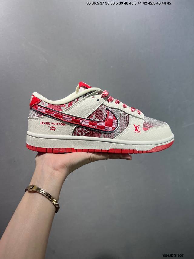 Nike Dunk Low Retro 'DIY High-End Custom' Nike Low-Top Casual Sports Sneakers. M