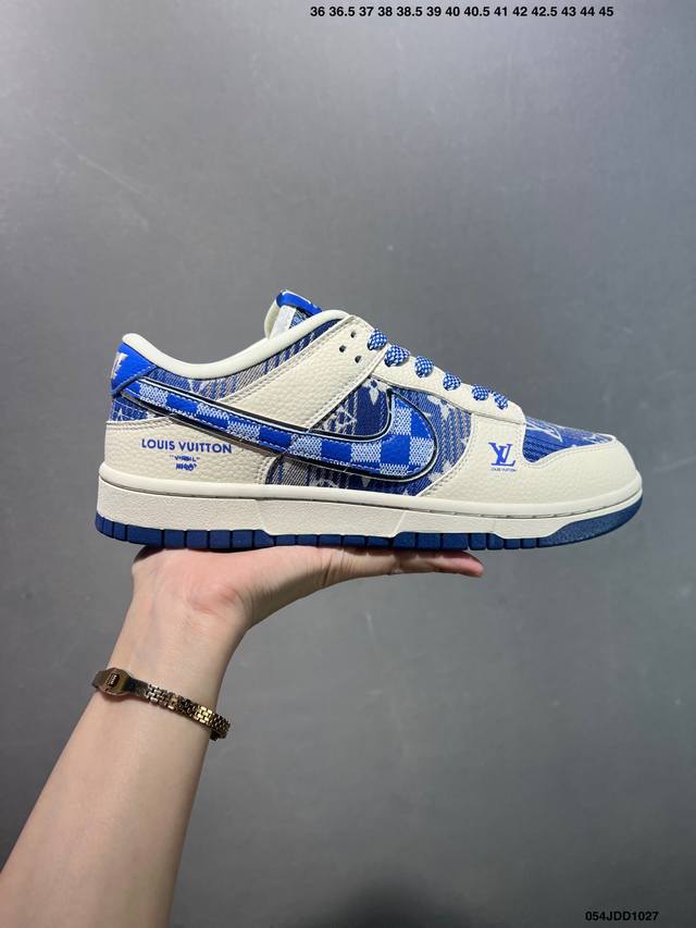 Nike Dunk Low Retro 'DIY High-End Custom' Nike Low-Top Casual Sports Sneakers. M