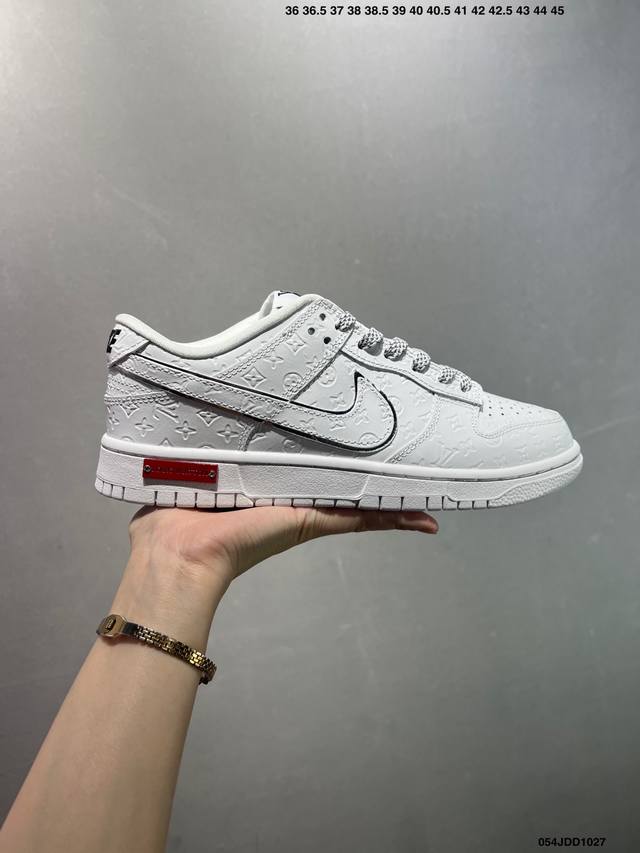 Nike Dunk Low Retro 'DIY High-End Custom' Nike Low-Top Casual Sports Sneakers. M
