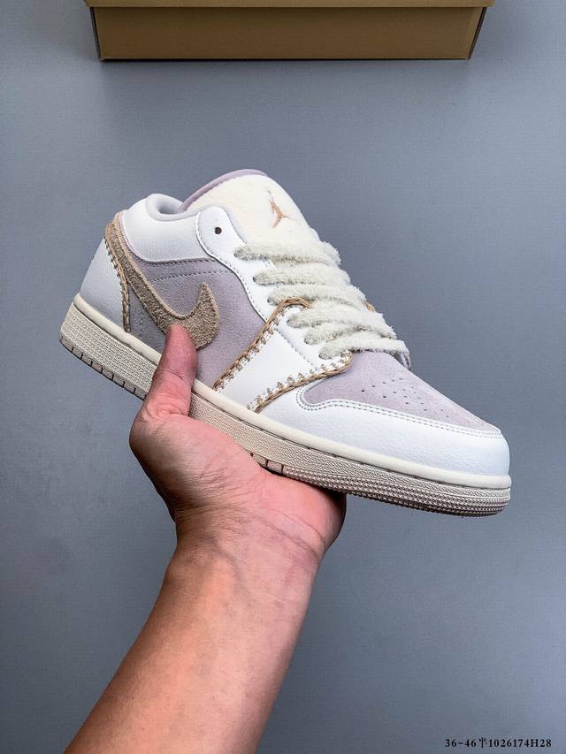 Factory Grade Top Grain Leather! Nike Air Jordan 1 Low (AJ1) Trendy Sports Casua