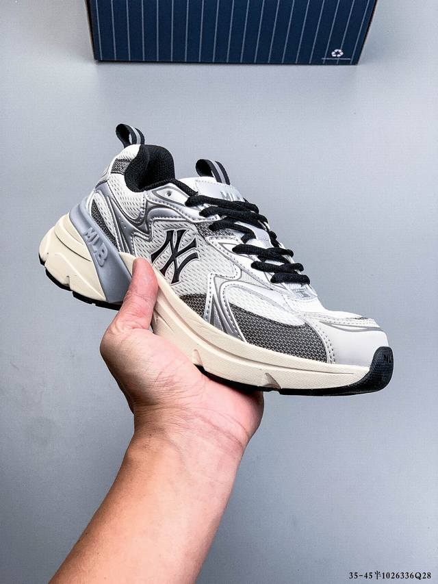 Company Grade! Mlb Chunky Liner Casual Running Shoes, Printed, Breathable, Light