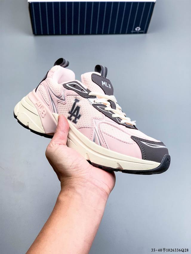 Company Grade! Mlb Chunky Liner Casual Running Shoes, Printed, Breathable, Light