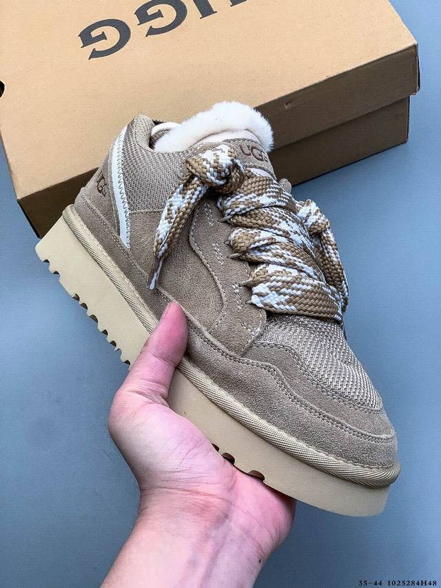 Ugg Classic Ultra Mini Mel Two-Tone Patchwork Low-Top Casual Shoes #The entire s