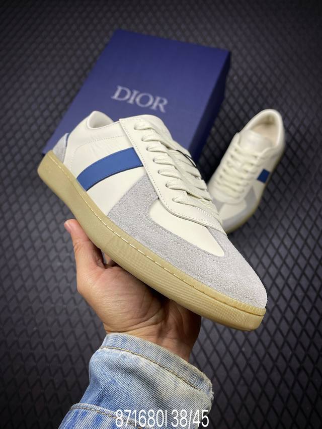 I Top-tier Dior Training Shoes Dior B01 Matchpoint Round Toe Lace-up Low-top, ma