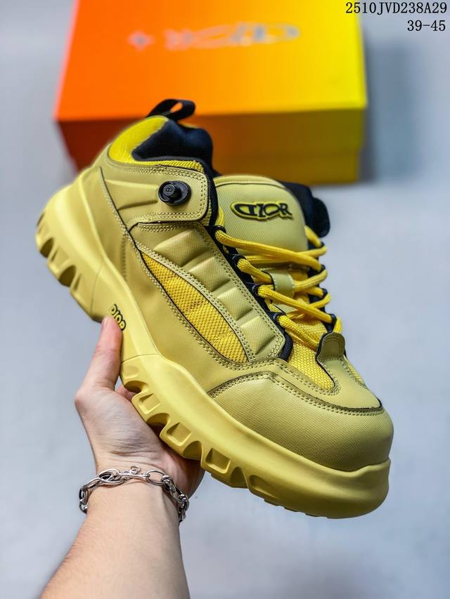 Factory Grade Dior Snow And Lewis Hamilton Round Toe Lace-up Low-top Casual Shoe