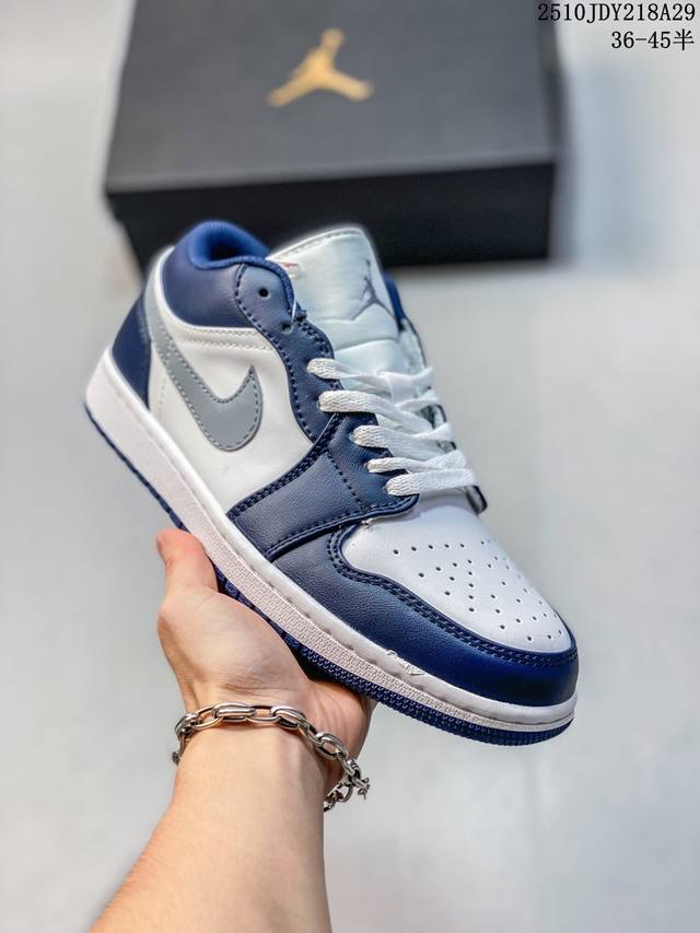 High-quality Jordan Air Jordan 1 Low AJ1 Wh Jordan 1 Low-top Retro Culture Casua