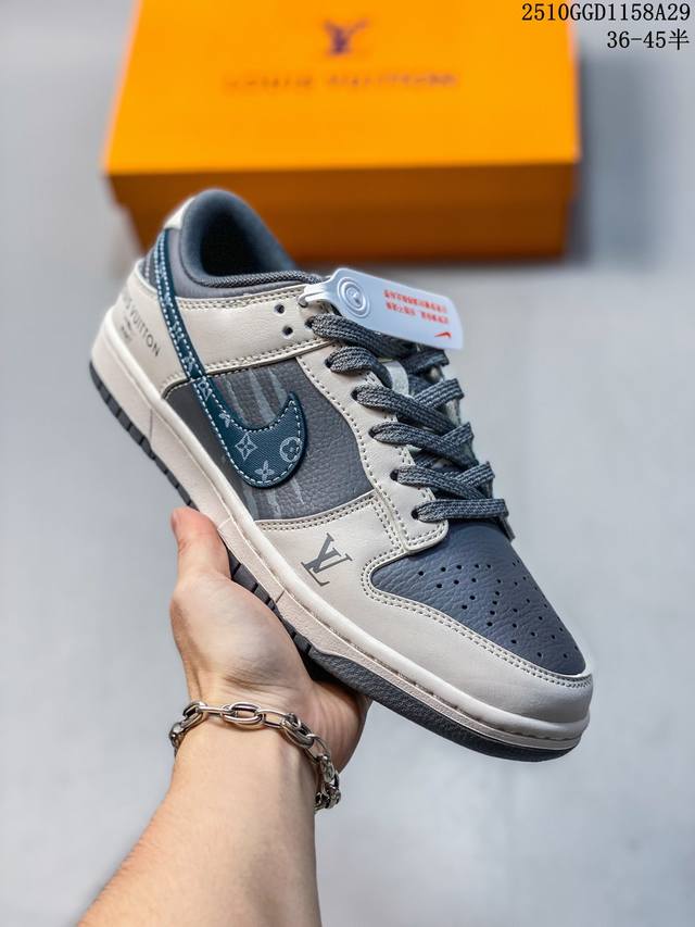 Limited release of overseas hot item! High-end custom Nike SB Dunk Low "LV" coll