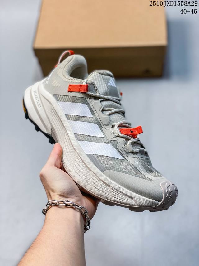 Ad Terrex X Free Hiker Gtx Shoes Dark Blue Outdoor Waterproof, Breathable, and S