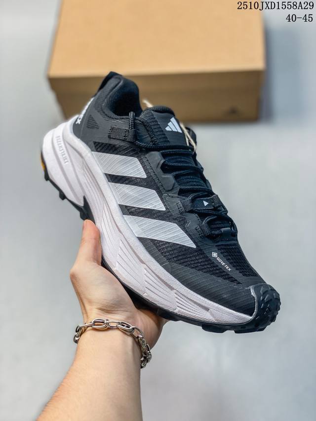 Ad Terrex X Free Hiker Gtx Shoes Dark Blue Outdoor Waterproof, Breathable, and S