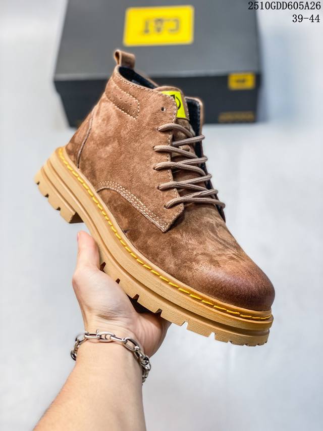 Cat Original Guangdong Factory New Bulldozer Casual Fashion Men's Leather Shoes