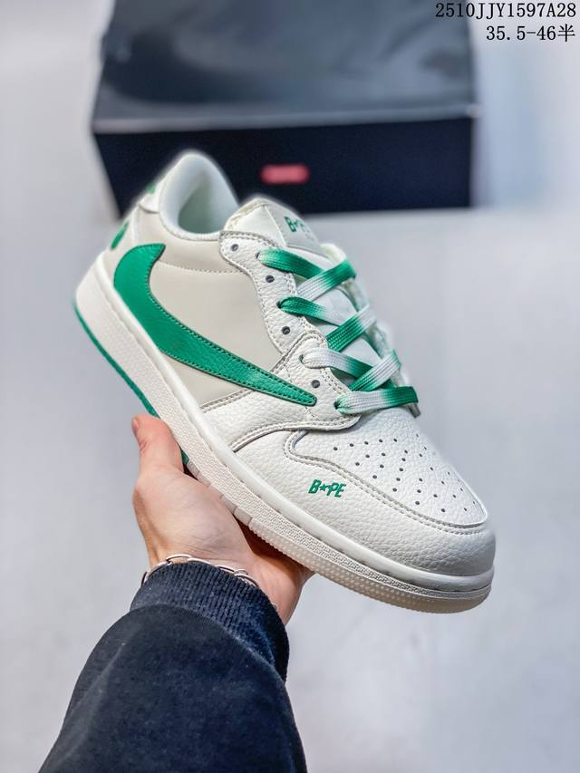 Travis Scott X Fragment Design X Jordan Air Jordan 1 Low Og Sp Bape Collaboratio