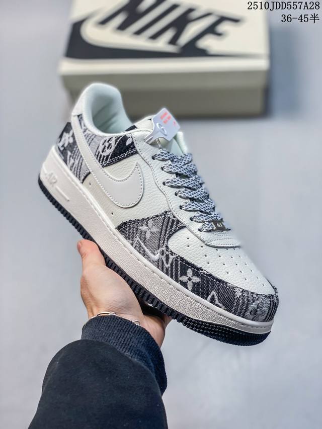 Description: Authentic Nike Air Force 1 Low, a versatile casual athletic shoe wi