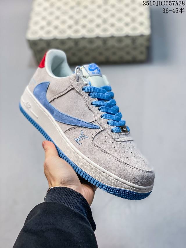 Description: Authentic Nike Air Force 1 Low, a versatile casual athletic shoe wi