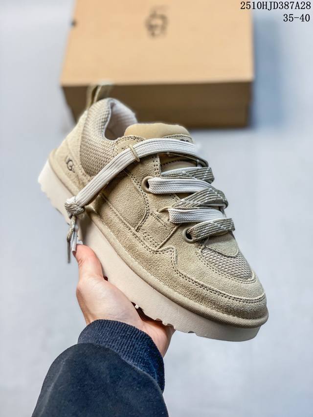 Ugg Lowmel Lo 4032 Mel Series Chestnut Color Top-Tier Dongguan Production Versio