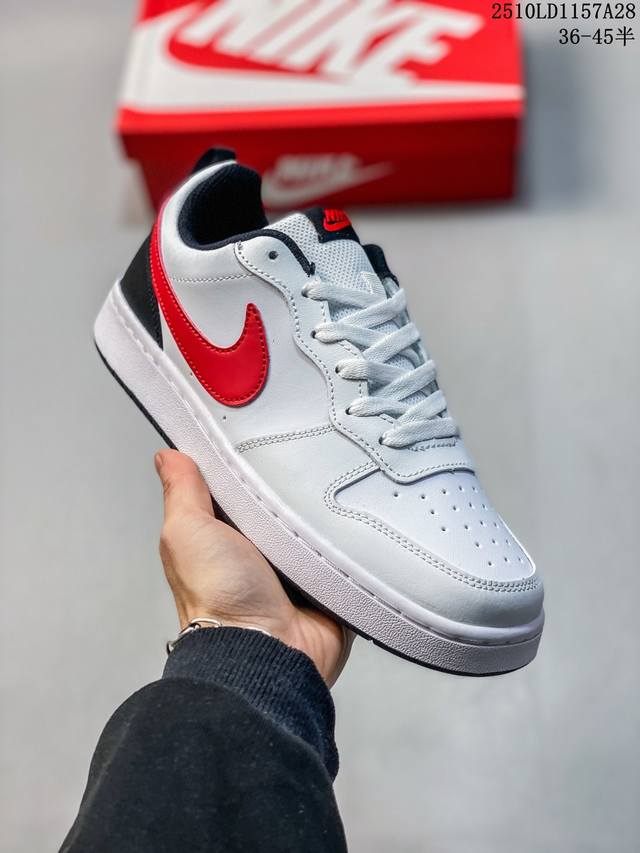 Nike Court Borough Low Low-top Versatile Breathable Casual Sports Sneakers for M