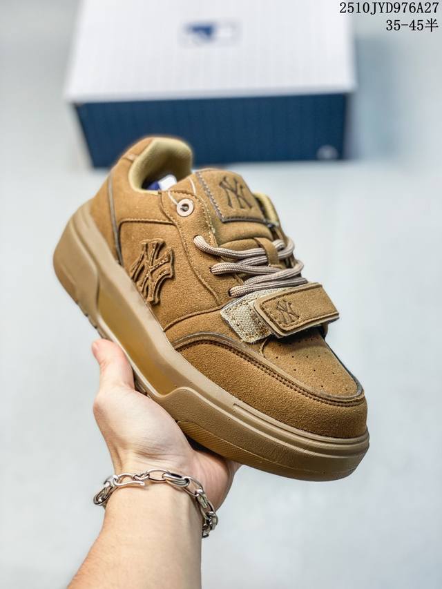 Company Grade Mlb Chunky Liner Pocket Trendy Versatile Thick-Soled Casual Shoes